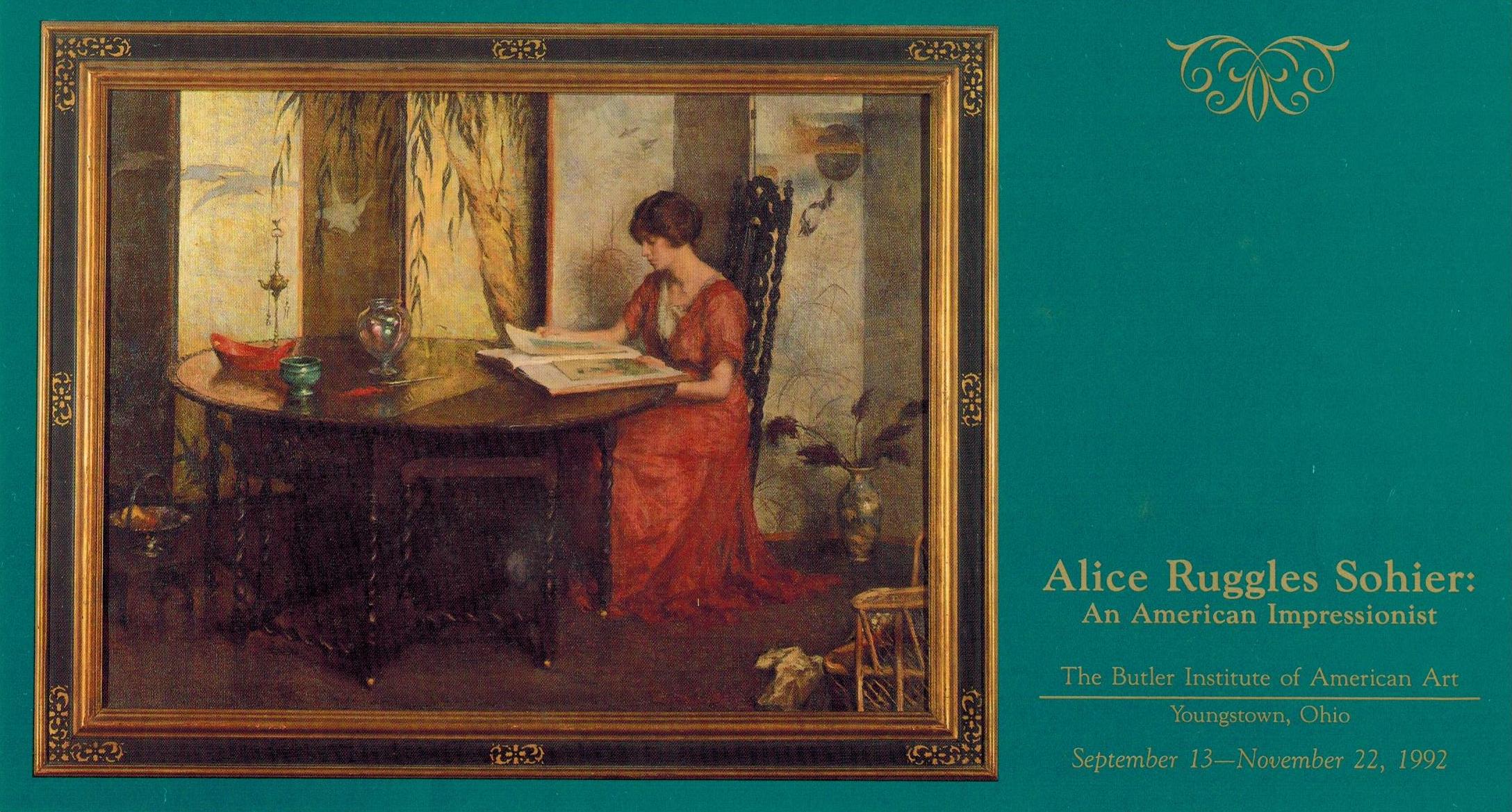 Front of Butler Institute Flyer Fall 1992